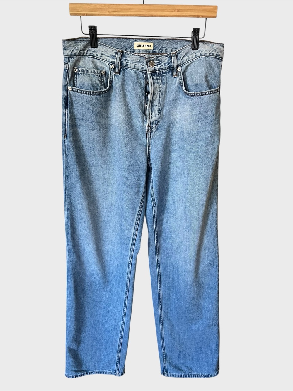 GRLFRND womens Bella low rise Jeans